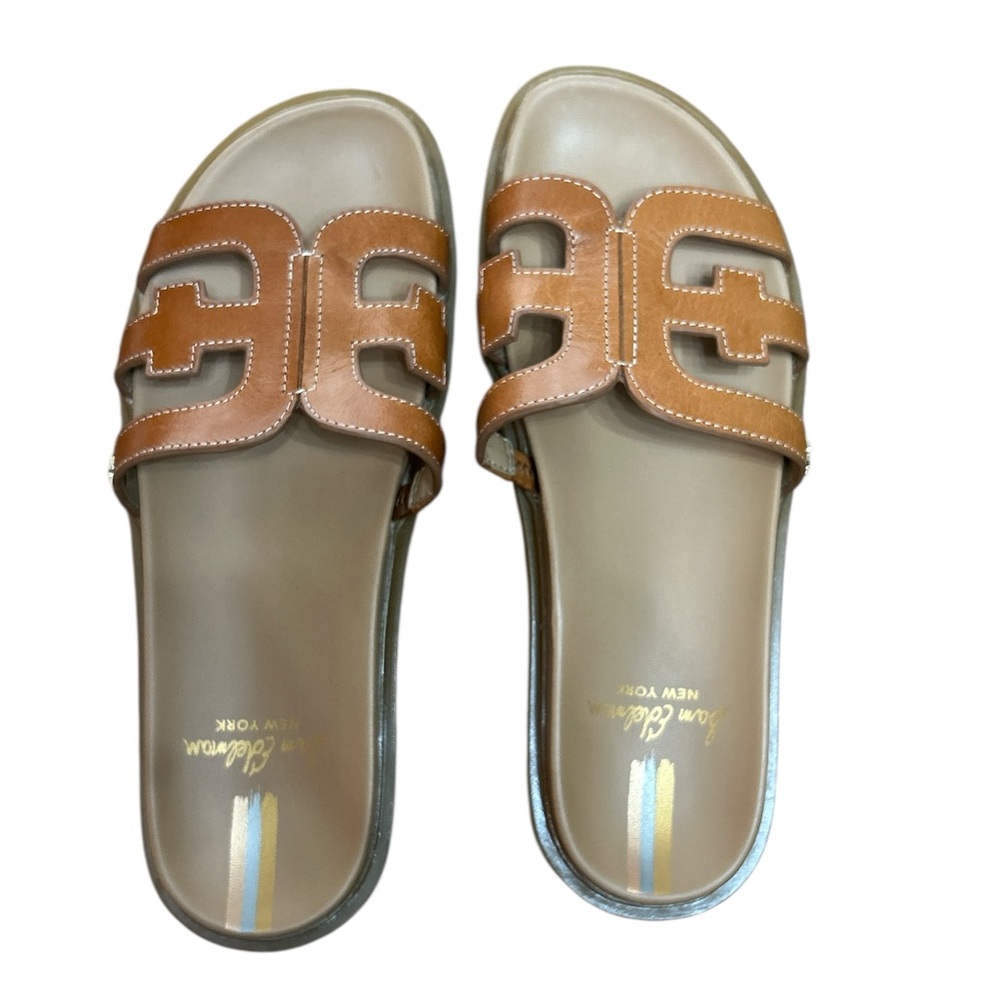 Sam Edelman Tan Slide Sandals